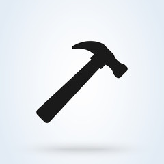 Hammer Simple modern icon design illustration.