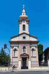 Obraz premium Novi Sad, Serbia June 13, 2019: Slovak Evangelical Church in Novi Sad, Serbia