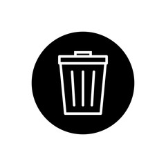 Trash icon. trash can icon. Delete icon vector