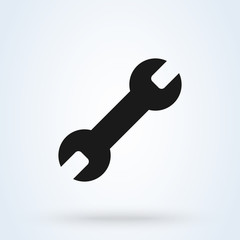 Repair Wrench Simple modern icon design illustration.