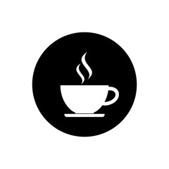 Cup of coffee. Coffee cup icon. Coffee icon isolated on white background