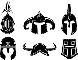 Warrior Helmet Variation Set