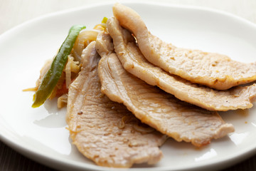 豚肉の生姜焼き