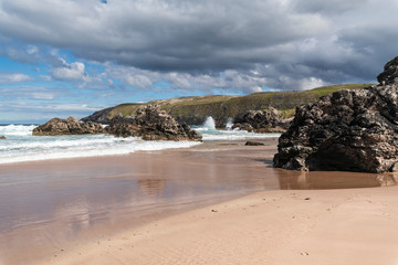 Sango bay near Durness in Southerland, on the north coast of Scotland. 