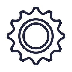 gears machinery isolated icon vector illustrator