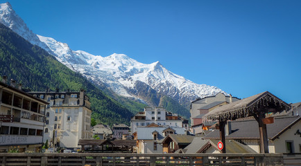 Fototapeta na wymiar Mont Blanc Chamonix 2