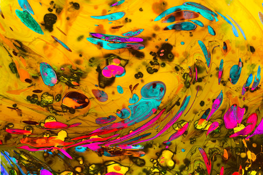 Abstract marbling art patterns  as colorful background