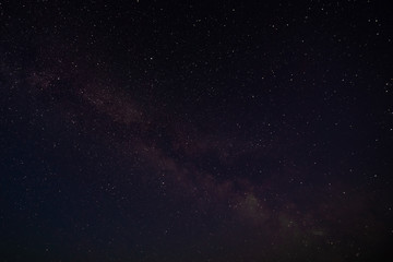 Fototapeta na wymiar The summer Milky Way rises over the MacDonald Observatory near Fort Davis, Texas.