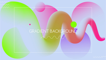 Abstract background trendy bionic design