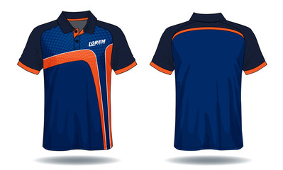 T-shirt polo design, Sport jersey template. 