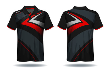 T-shirt polo design, Sport jersey template. 