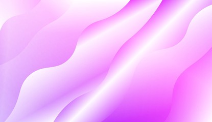 Blurred Decorative Design In Modern Style With Wave, Curve Lines. For Design, Presentation, Business. Vector Illustration with Color Gradient.