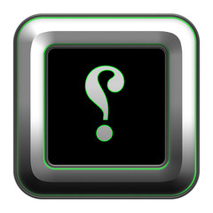 question mark icon, Arabic alphabet 