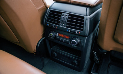 Car interior - rear console