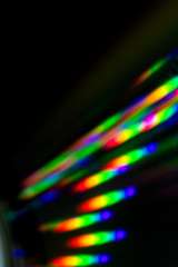 Futuristic Science Fiction Rainbow Holographic Background Compact Disc