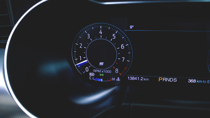 Car interior - dashboard © Borys