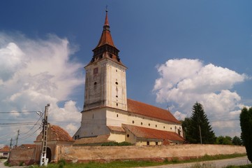 Evangelical Church from Feldioara, Brasov, Transylvania, Romania