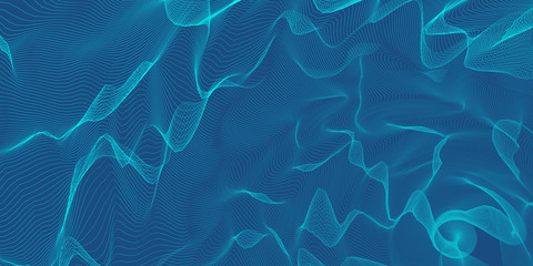 Abstract Digital Landscape