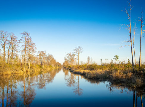Beautiful winter landscape of Georgia