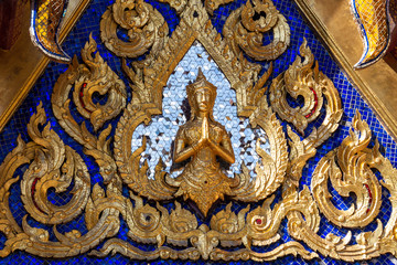 Wat Phra Kaew - the Temple of the Emerald Buddha is a Buddhist temple in the historic centre of Bangkok, Thailand, within the grounds of the Grand Palace.