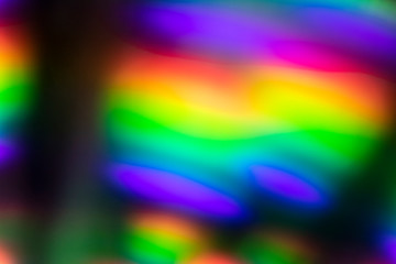 Futuristic Science Fiction Rainbow Holographic Background Compact Disc