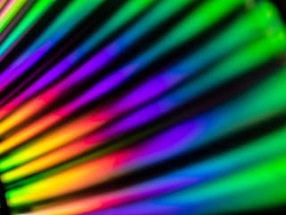 Futuristic Science Fiction Rainbow Holographic Background Compact Disc