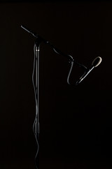 Micro de scène, salle de spectacle