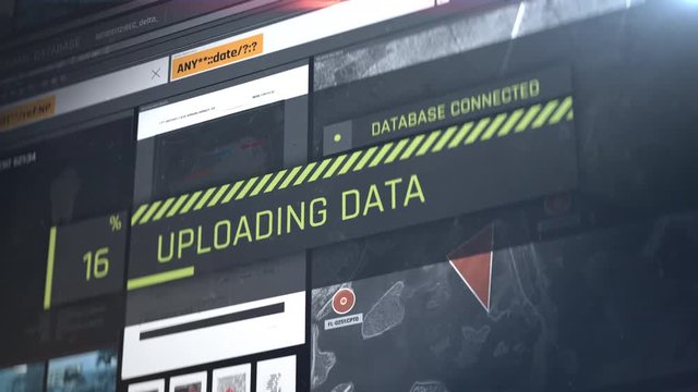Stealing and sharing sensitive data, espionage, spyware detected, hacking, leaks. Important data breach in progress, secrets exposure