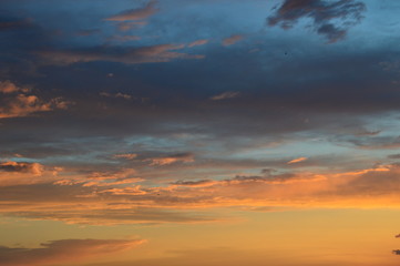 Fototapeta premium sunset in the sky