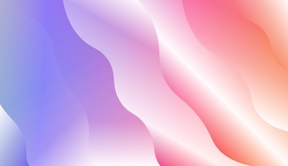 Geometric Pattern With Lines, Wave. For Your Design Ad, Banner, Cover Page. Vector Illustration with Color Gradient.