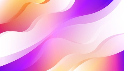 Modern Wavy Background. For Creative Templates, Cards, Color Covers Set. Vector Illustration with Color Gradient.