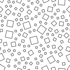 Random squares pattern. Abstract background. Geometrical square elements texture.