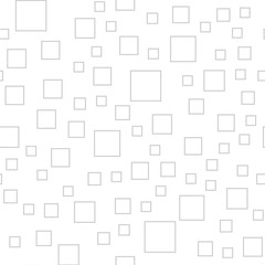 Random squares pattern. Abstract background. Geometrical square elements texture.