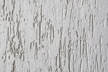 Background plastered wall bark beetle, uneven surface cement gray