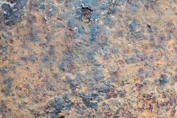 Old Weathered Corrugated Rusty Metal Texture
