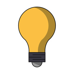 Bulb light energy and big idea symbol