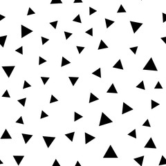 Triangle pattern, seamless texture. Geometric triangles background.