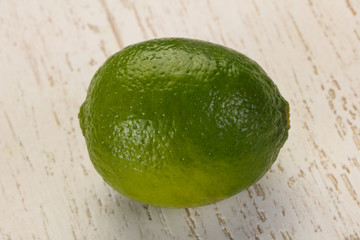 Ripe green lime