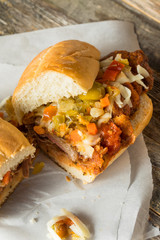 Homemade Breaded Chicago Steak Sandwich