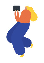 Business women flat icon