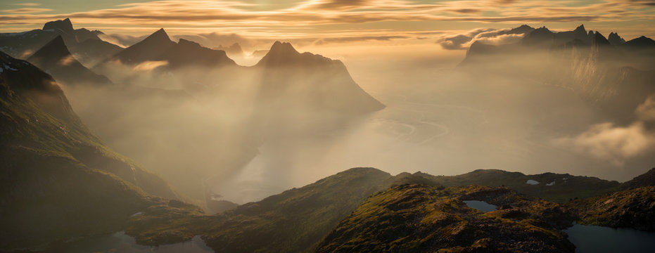 Mefjorden in sunset