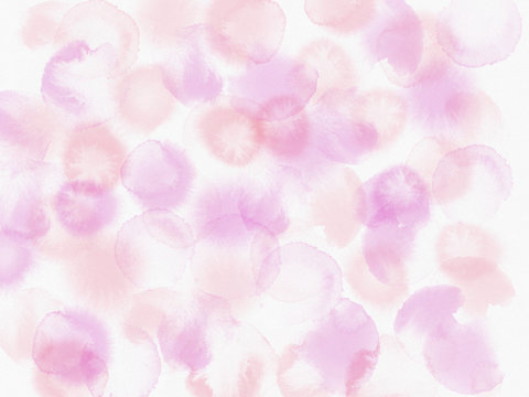 Rose pink violet watercolor brush splash background