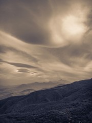 paisaje de la montaña el nevado de colima 