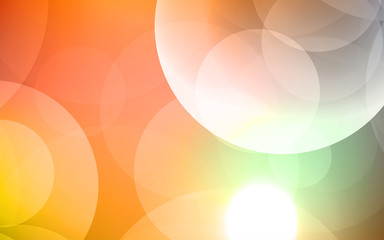 Abstract Bokeh white circle background