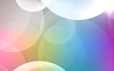 Abstract Bokeh white circle background