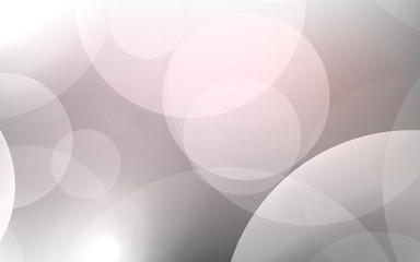 Abstract Bokeh white circle background