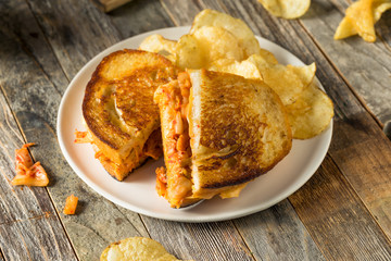 Homemade Korean Grilled Cheese Sandwich