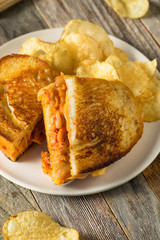Homemade Korean Grilled Cheese Sandwich