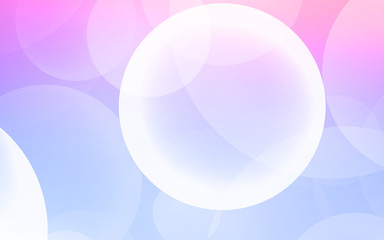 Abstract Bokeh white circle background