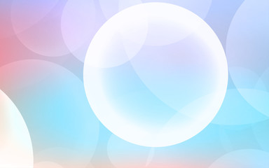 Abstract Bokeh white circle background